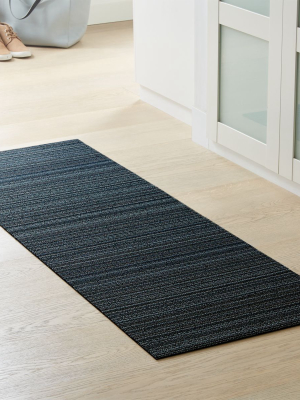 Chilewich ® Blue Stripe Woven Floormat 24"x72"