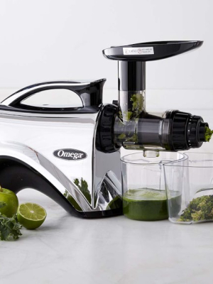 Omega Nutrition System Electric Juicer, Chrome