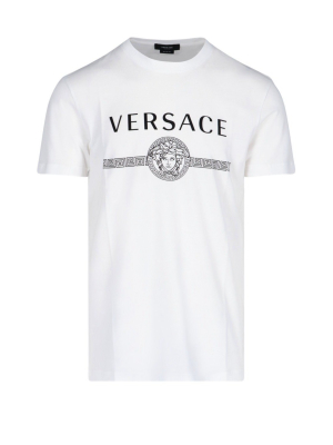 Versace Logo Print T-shirt