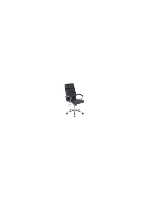 Bonded Leather High Back Executive Chair Onyx - Global Furniture