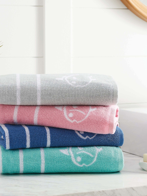 Southern Tide Breton Striped 2 Pack Bath Towels