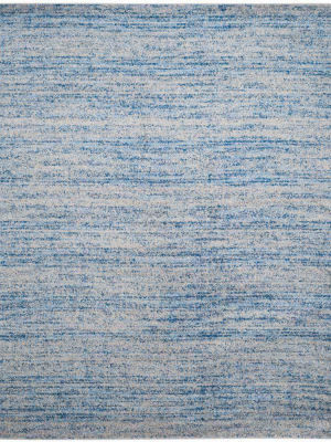 Adirondack Wave Blue/silver Area Rug