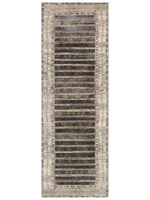 Loloi Mika Indoor/outdoor Rug - Charcoal/ivory