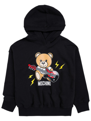 Moschino Kids Teddy Bear Printed Hoodie