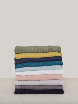 Simple Linen Throw In Various Colors