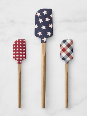 4th Of July Silicone Spatulas, Set Of 3