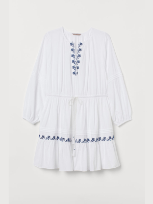 H&m+ Embroidered Dress