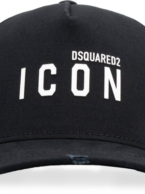 Dsquared2 Icon Logo Printed Baseball Cap