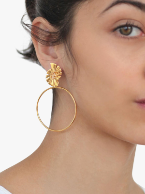 Caro Prism Hoop Earrings