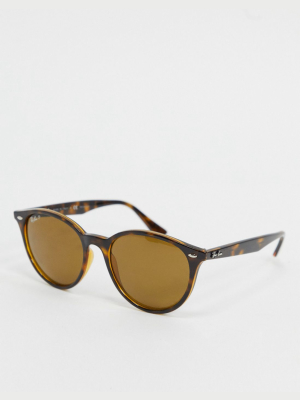 Ray-ban Round Sunglasses In Tort Orb4305