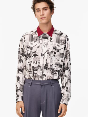 Limited Edition Contrasting Collar Shirt