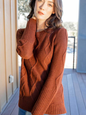 Alpaca Cable Pullover