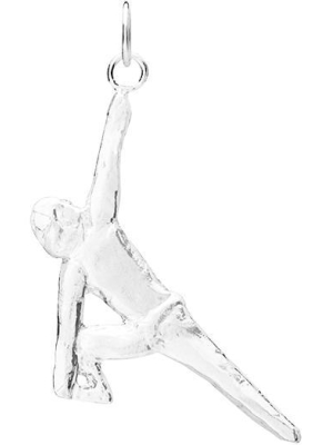 Standing Triangle Pose Yoga Charm