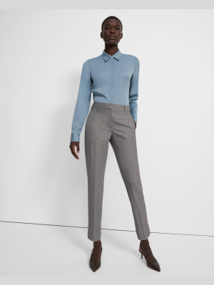 Treeca Pant In Geometric Good Wool