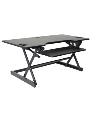 Height Adjustable Sit To Standing Desk Riser - Rocelco