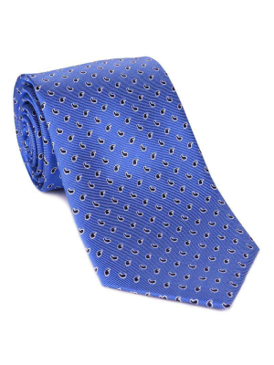 Light Blue Mini-paisley Tie