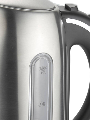 Megachef 1.7l Electric Tea Kettle - Silver