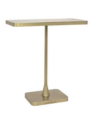 Noir Hild Brass Side Table