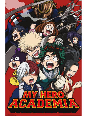 22.375" X 34" My Hero Academia - Key Art 2 Unframed Wall Poster Print - Trends International