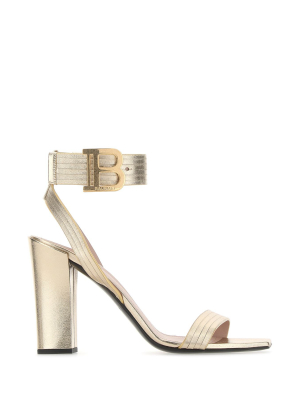 Balmain Logo-plaque Strap Sandals