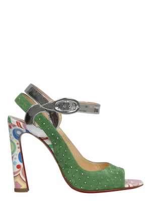 Christian Louboutin Loopinga Toe Plume Pumps