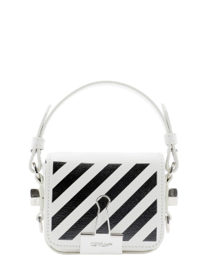 Off-white Diag Baby Flap Crossbody Bag