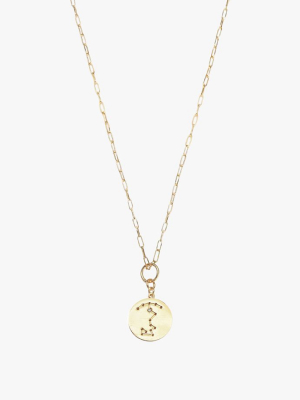 Constellation Scropio Charm Necklace