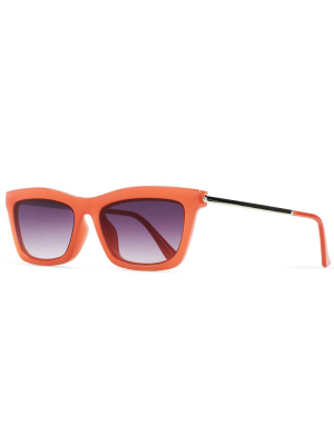 Bowery Sunglasses In Coral