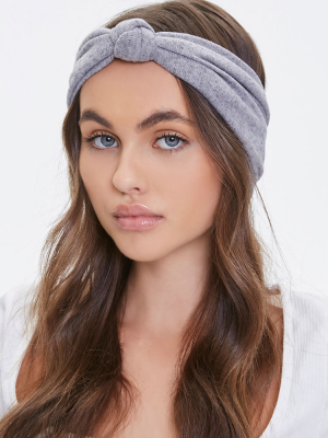 Heathered Knot-top Headwrap