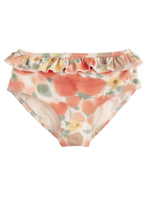 Tocoto Vintage Flower Swim Bottom - Girls