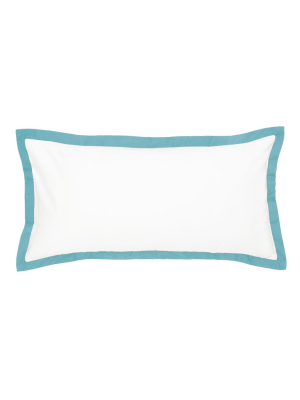 The Linden Turquoise Throw Pillow