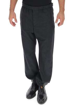 Prada Logo Patch Pants