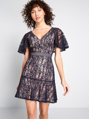 Lacy Days And Nights Mini Dress