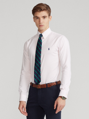 Slim Fit Striped Oxford Shirt