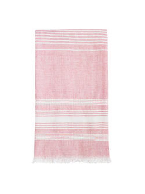 Archive New York Classic Tea Towel - Pink Stripe