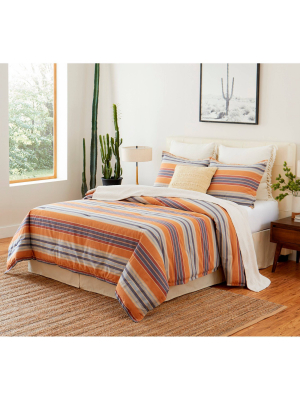 Casa Luis Comforter Set Navy Stripe - Tommy Bahama