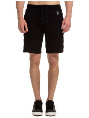 Karl Lagerfeld Logo Patched Track Shorts