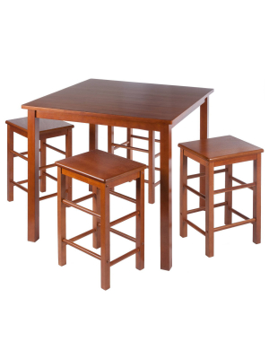 5pc Stella Space Saver Teak - Winsome