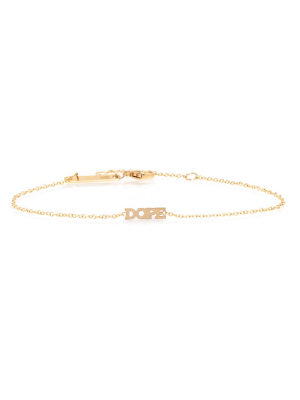 14k Itty Bitty Dope Bracelet