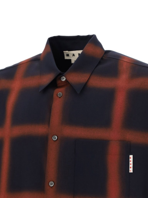 Marni Checked Classic Collar Shirt