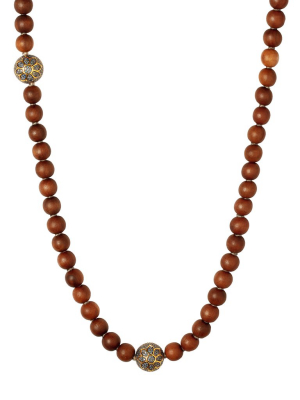 Wood Bead Necklace