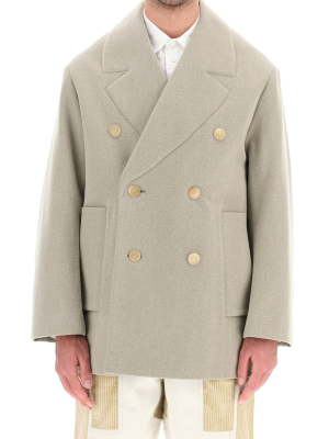 Jacquemus Oversized Mid-length Peacoat