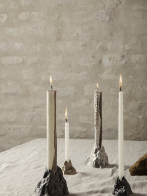 Stone Candle Holder In Various Colors