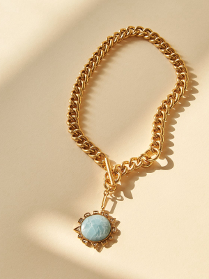 Odyssey Necklace Blue Gold