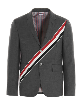 Thom Browne Pinstriped Single-breasted Blazer