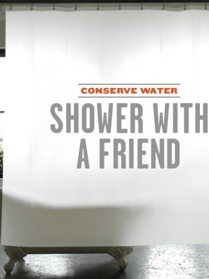 Conservation Shower Curtain