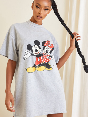 Grey Disney T Shirt Dress