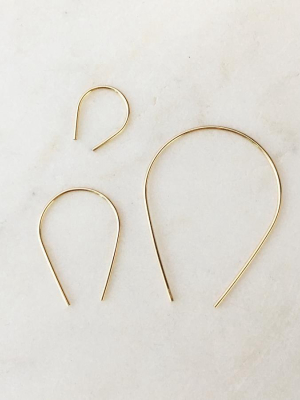 The Horseshoe Earrings By Token Jewelry