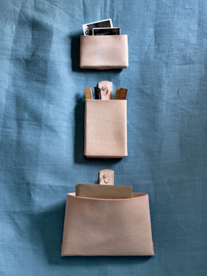 Leather Wall Pocket - Card