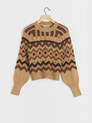 Carson Geometric Sweater